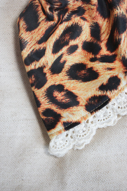 Handmade sleeves - panter ruffle